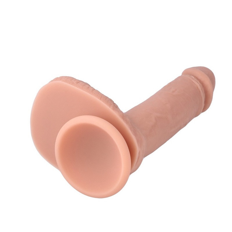 Dildo con Ventosa Virgite R31 Dual Layer Realistic Beis