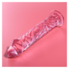 Dildo de Cristal Modelo 12 Rosa