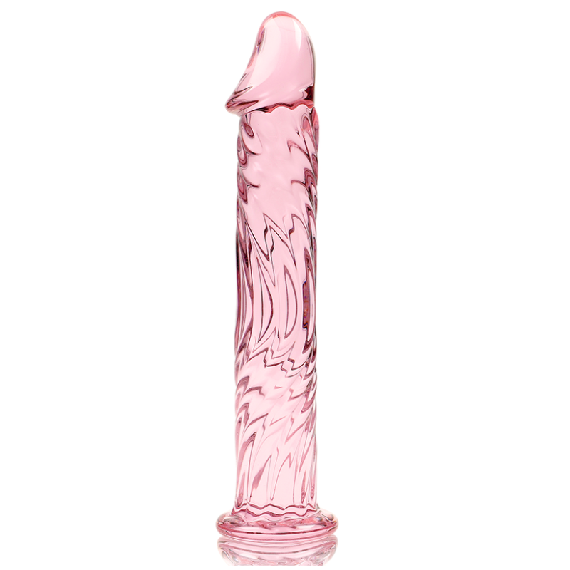 Dildo de Cristal Modelo 12 Rosa