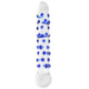 Dildo de Vidrio Ribbed Nubby Textured Glass