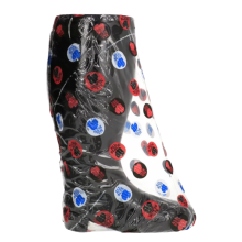 Dildo Dilatador All Black Bota Gigante Fisting 31 cm