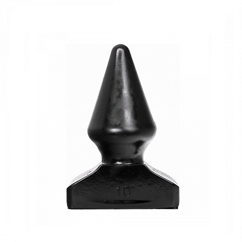 Dildo Dilatador All Black Cono 18,5 cm