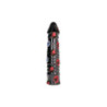 Dildo Dilatador All Black Estriado 26 cm