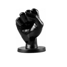 Dildo Dilatador All Black Puño 14 cm