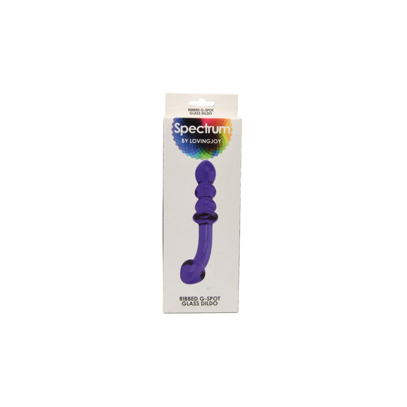 Dildo Doble Cristal Spectrum Ribbed G-Spot