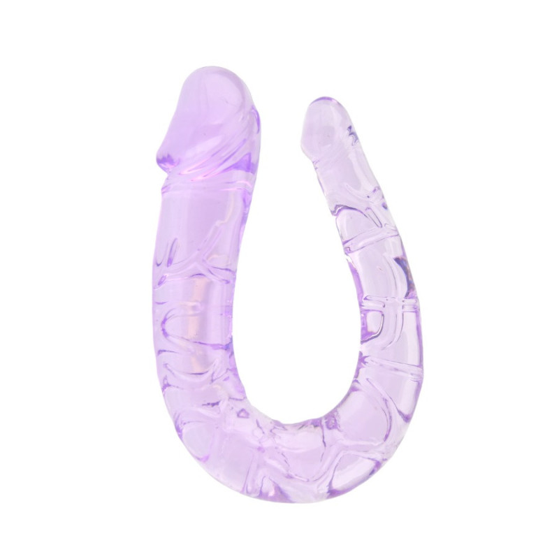 Dildo Doble Loving Joy Double Mini Jelly Lila