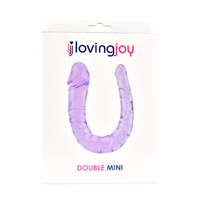 Dildo Doble Loving Joy Double Mini Jelly Lila