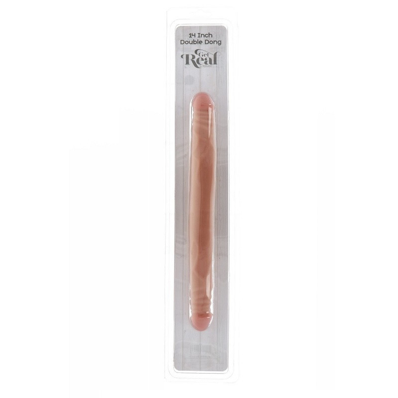 Dildo Doble Pene Realista Get Real 35 cm Beis