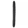 Dildo Doble Pene Realístico Easy Toys Double Ended Dildo Negro