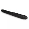 Dildo Doble Pene Realístico Easy Toys Double Ended Dildo Negro