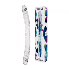 Dildo Doble Pene Transparente Supreme Alive