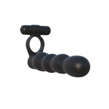 Dildo Doble Penetración Con Anillo Vibrador Fantasy C-Ringz