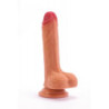 Dildo Dual Layered Silicone Nature Love Toy 7"