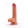 Dildo Dual Layered Silicone Nature Love Toy 7"