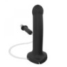 Dildo Eyaculador Cum Dual Density Flexible Negro Strap On Me