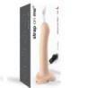 Dildo Eyaculador Cum Dual Density Flexible Nude Strap On Me Beis