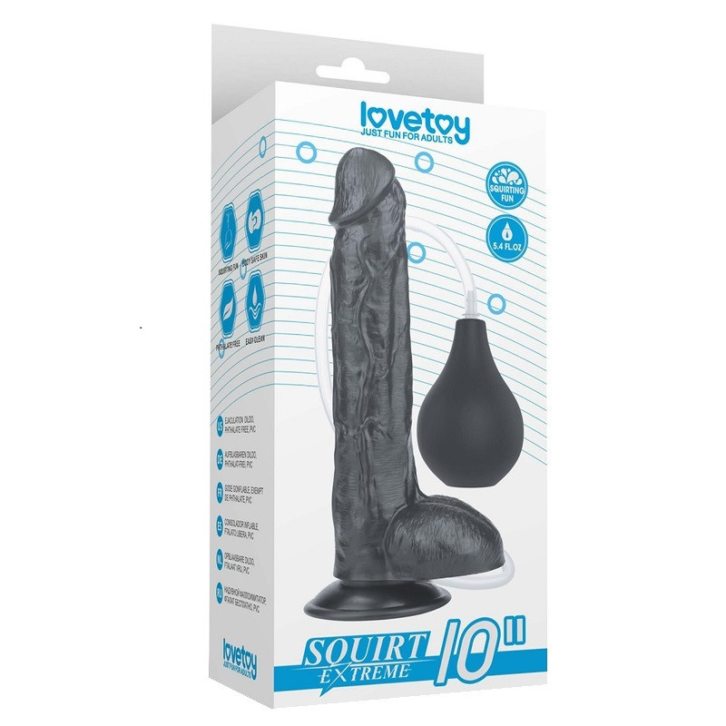 Dildo Eyaculador Squirt Extreme Lovetoy 10 Negro