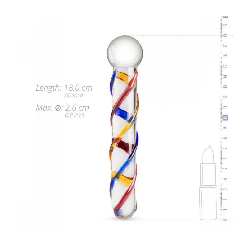 Dildo Glass Handmade Gildo Nº. 10