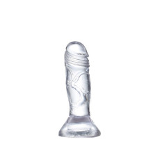 Dildo Jelly Glazed Clear Realistic Dildo 12,3 cm