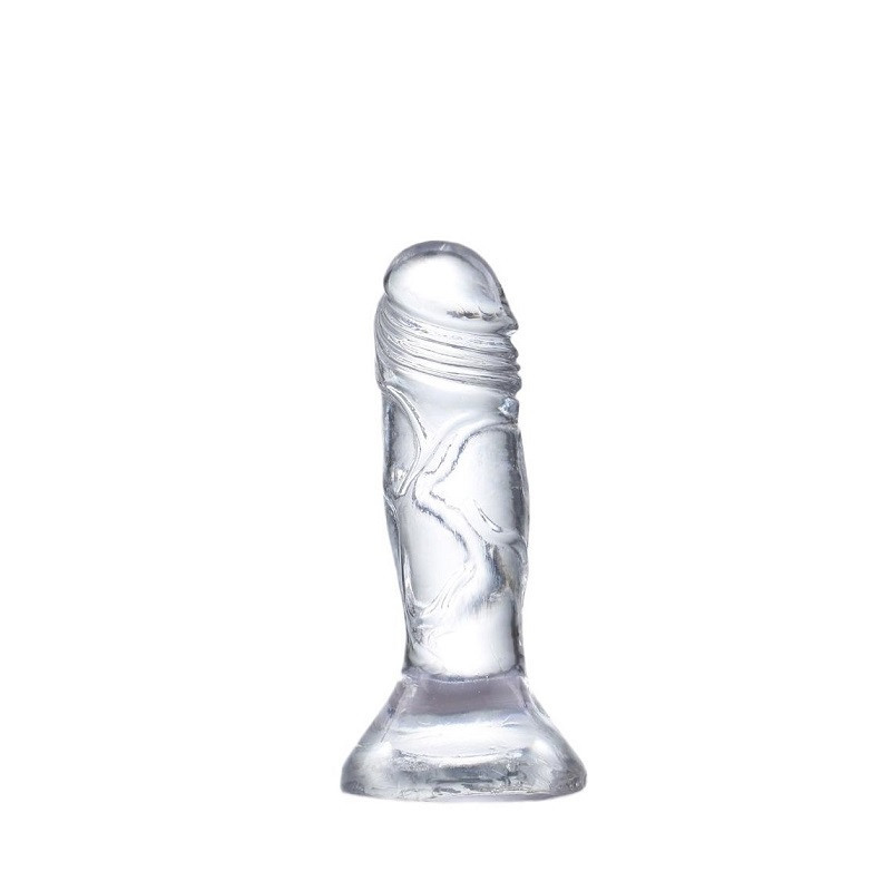 Dildo Jelly Glazed Clear Realistic Dildo 12,3 cm