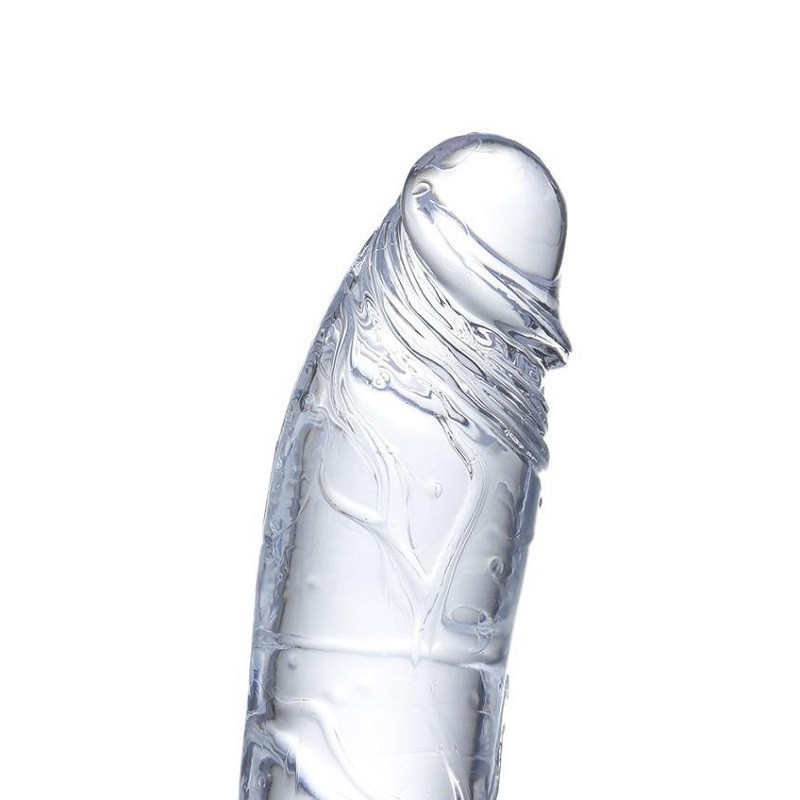 Dildo Jelly Glazed Clear Realistic Dildo 21,5 cm
