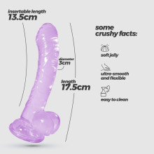 Dildo Jelly Hudini Morado Crushious