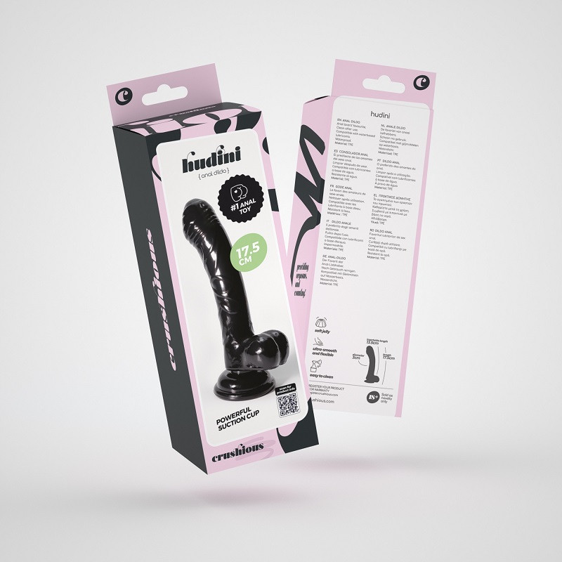 Dildo Jelly Hudini Negro Crushious