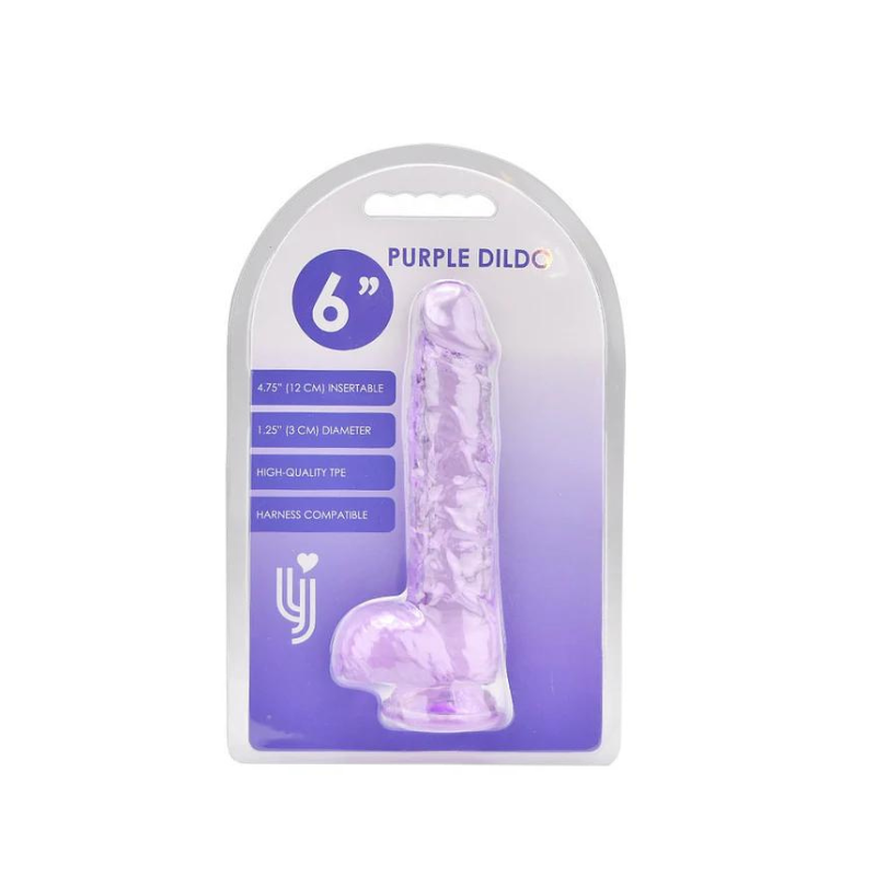 Dildo Jelly Loving Joy Realístico With Balls 6