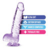 Dildo Jelly Naturally Your Blush Lila 6