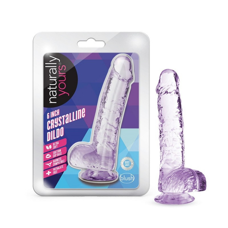 Dildo Jelly Naturally Your Blush Lila 6