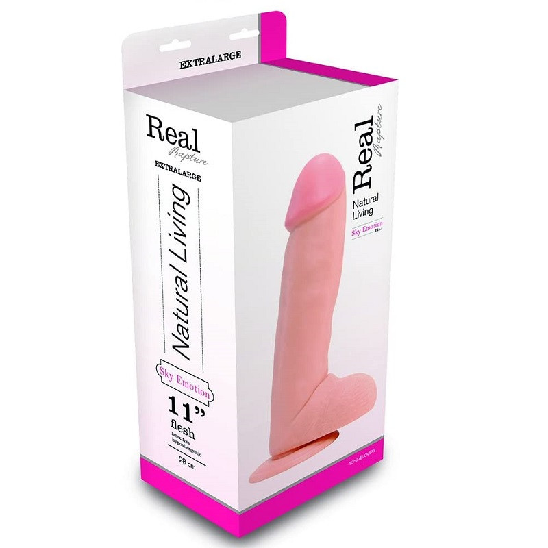 Dildo Real Rapture 11" Beis