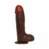 Dildo Real Rapture 11" Marrón