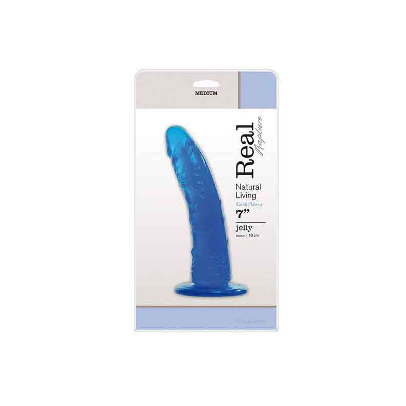Dildo Real Rapture 7" Azul