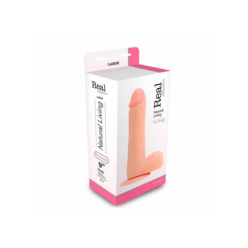 Dildo Real Rapture 9" Beis