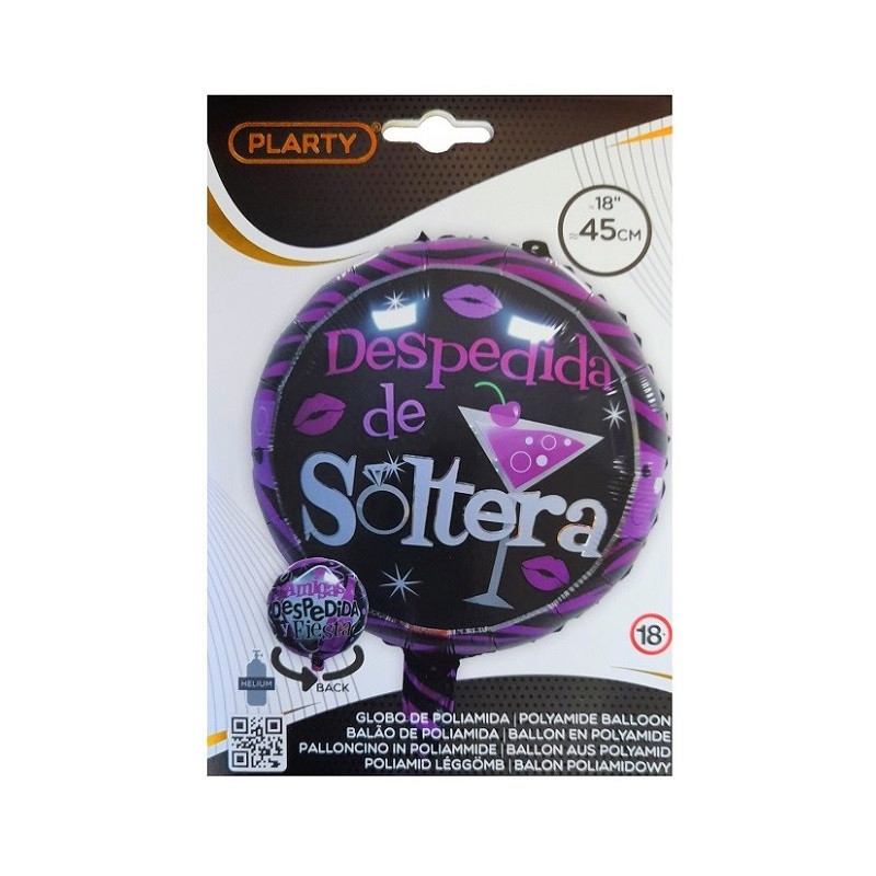 Globo Poliamida Despedida Soltera 45 cm