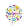 Globo Poliamida Feliz Cumpleaños Cupcake 45 cm