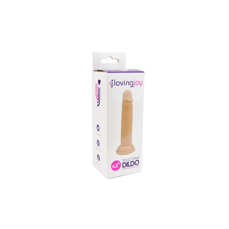 Dildo Realístico Loving Joy Mini Silicone 4,5"