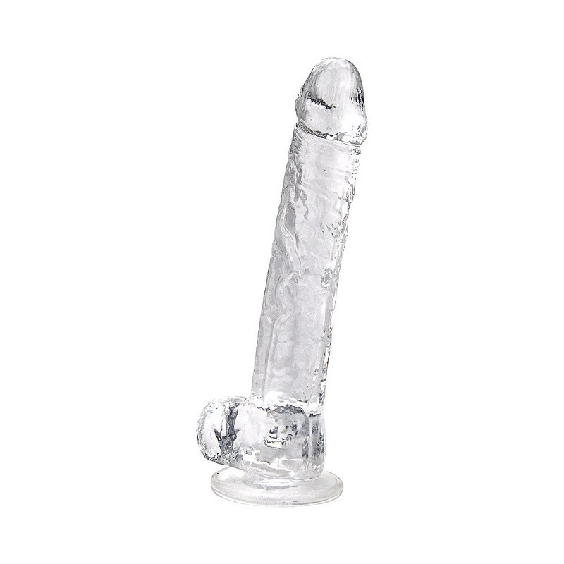 Dildo Realístico Transparente Loving Joy 11"