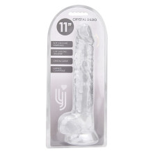 Dildo Realístico Transparente Loving Joy 11"