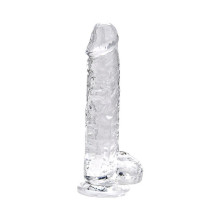 Dildo Realístico Transparente Loving Joy 7"