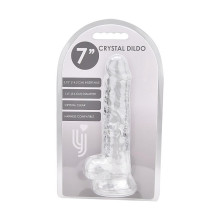 Dildo Realístico Transparente Loving Joy 7"