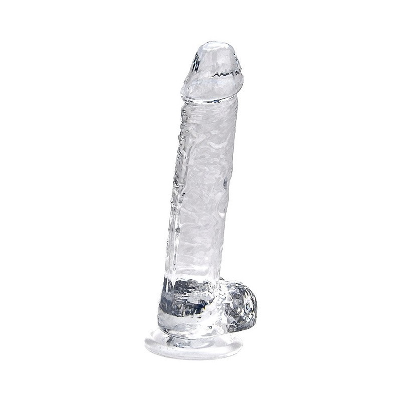 Dildo Realístico Transparente Loving Joy 7"