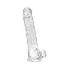 Dildo Realistico Transparente Loving Joy 8