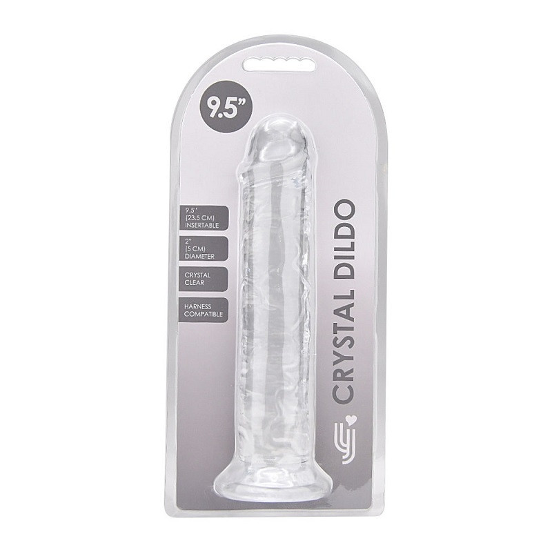Dildo Realístico Transparente Loving Joy 9,5"