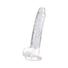 Dildo Realístico Transparente Loving Joy 9"