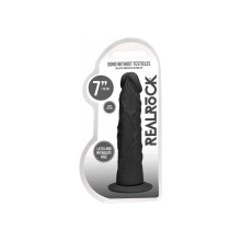 Dildo Realrock Flexible Negro 7"