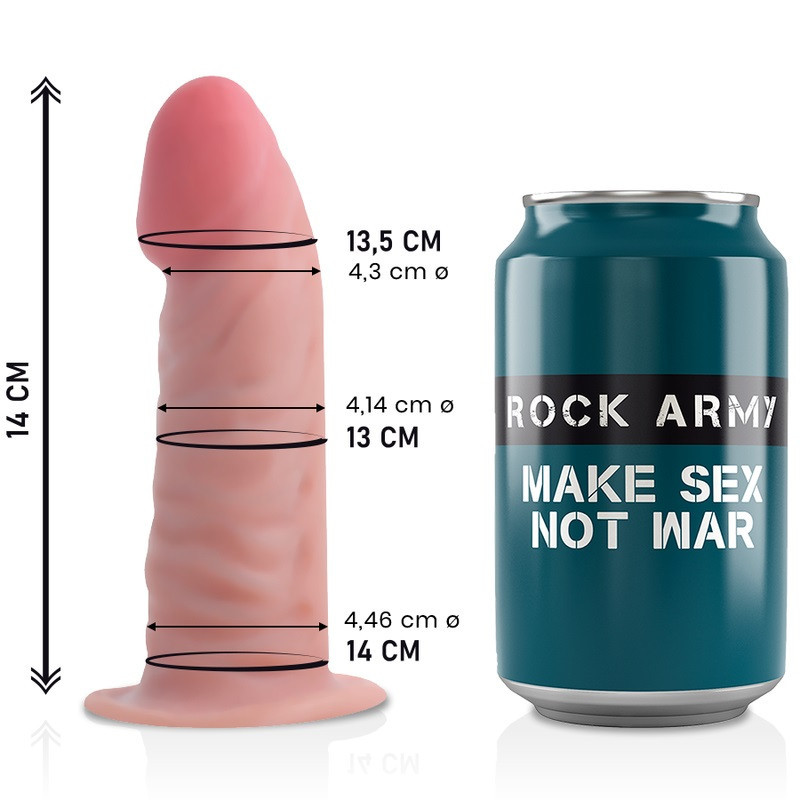 Dildo Rock Army Dual Density  Tiger