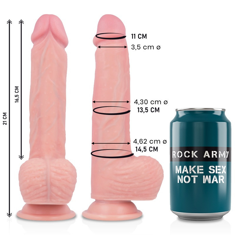 Dildo Rock Army Liquid Silicone  Spitfire