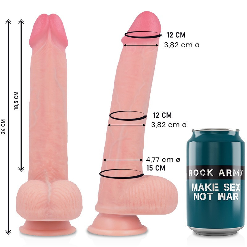Dildo Rock Army Liquid Silicone Kingcobra
