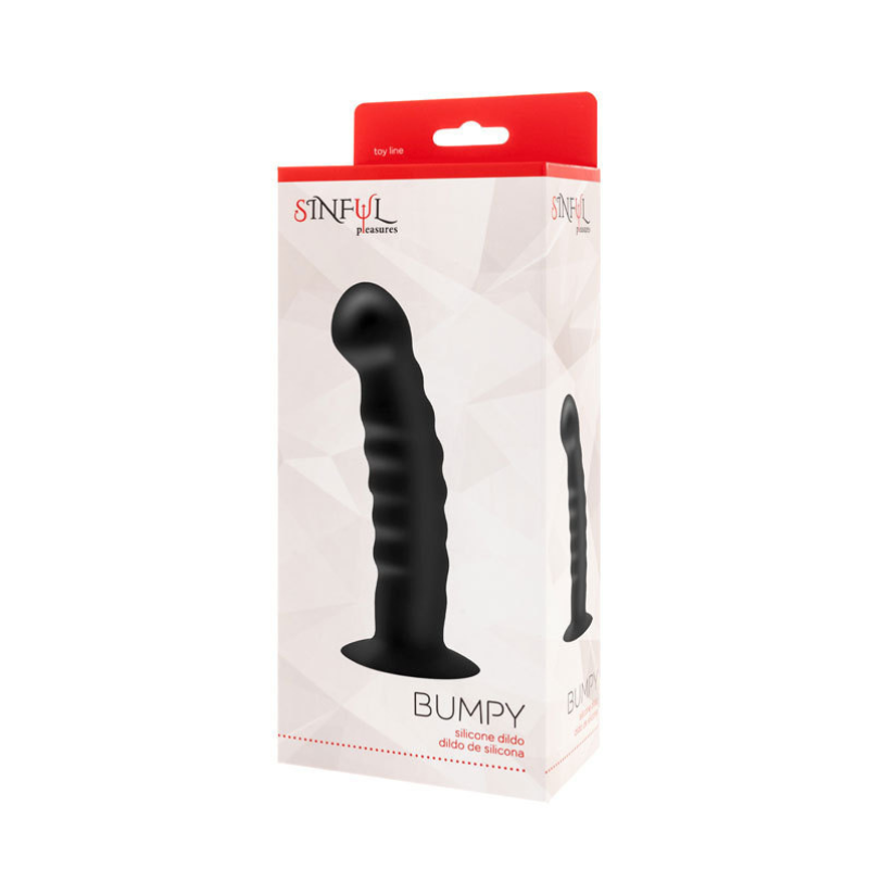 Dildo Silicona Bumpy Sinful Negro